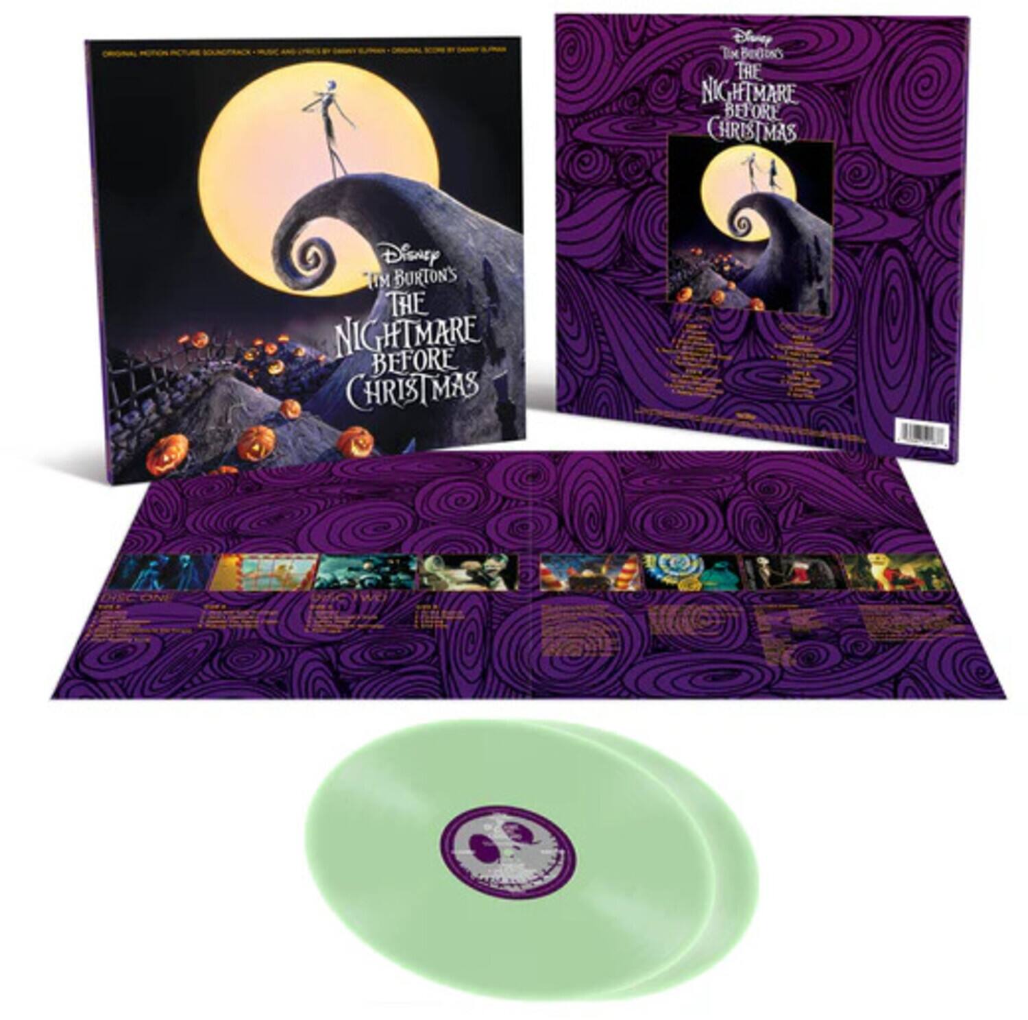 Danny Elfman - Nightmare Before Christmas (Original Soundtrack) - Limited 'Glow In The Dark' Colored - VINYL LP
