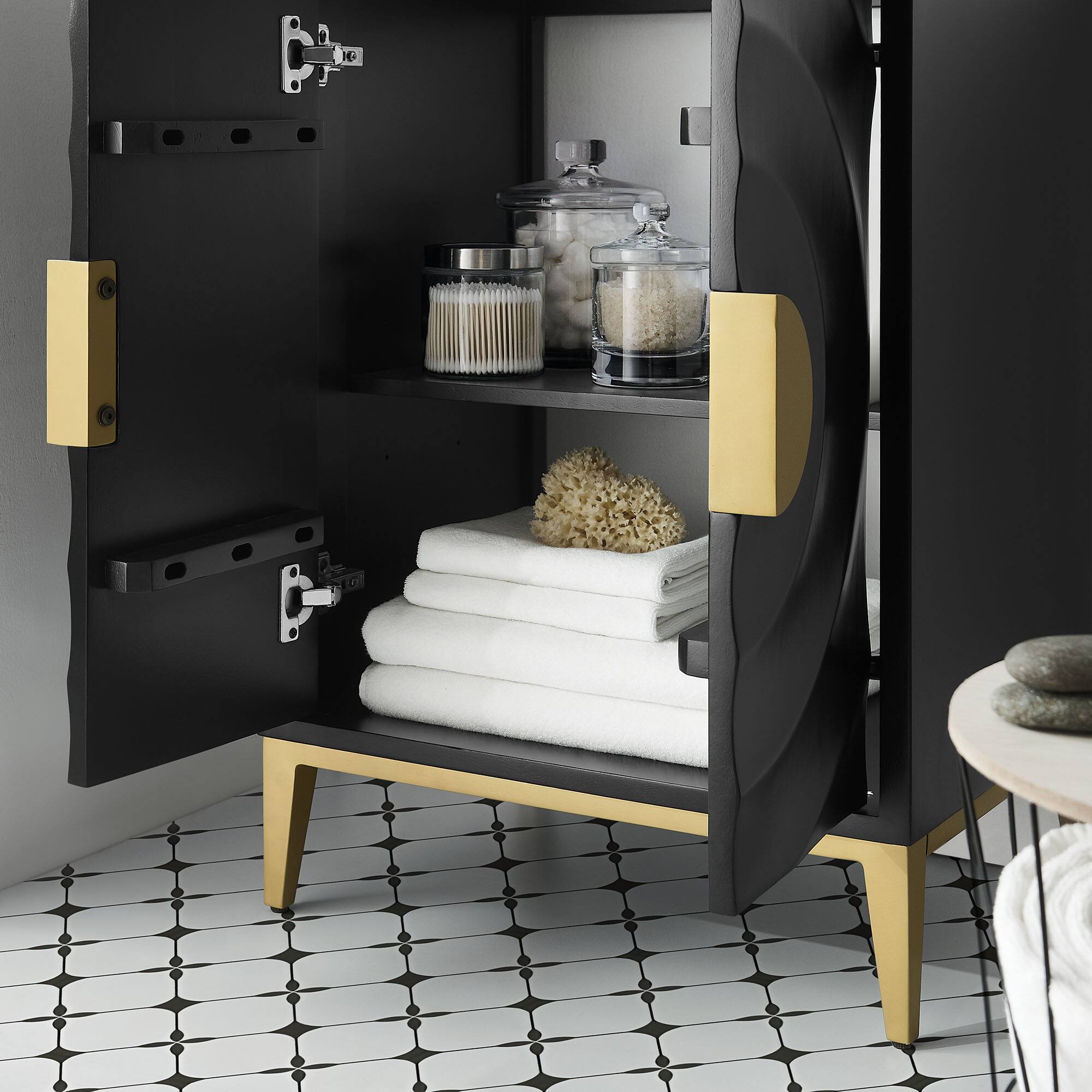 Alt View 1. Modway - Beau 24" Bathroom Vanity Cabinet by Modway - Black.