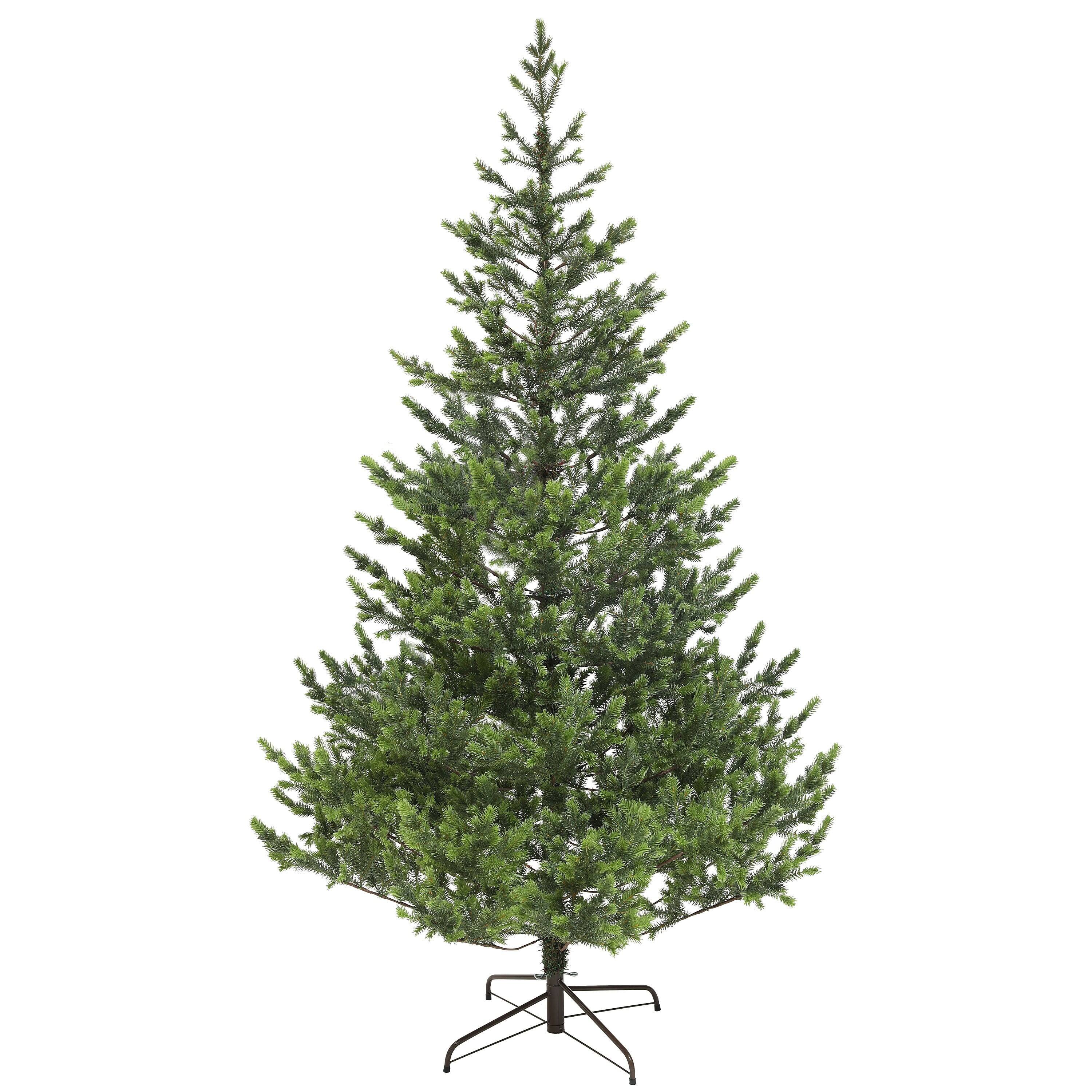 Alt View 4. BreeBe - 7ft Artificial Christmas Tree - Green.