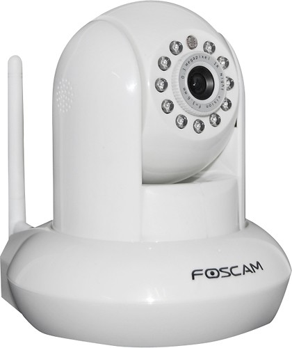 Dinkarville beheerder consensus Best Buy: Foscam Wireless IP Camera White FI9821WW