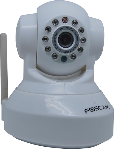 Canberra Portier buik Best Buy: Foscam Wireless IP Camera White FI8918WW