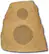 Front. Klipsch - 200W Outdoor Rock Speaker (Each) - Sandstone.