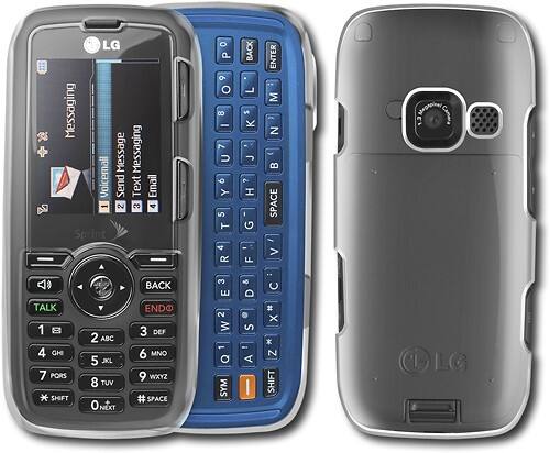 Front Standard. DLO - Shell Case for LG Rumor Mobile Phones - Clear.