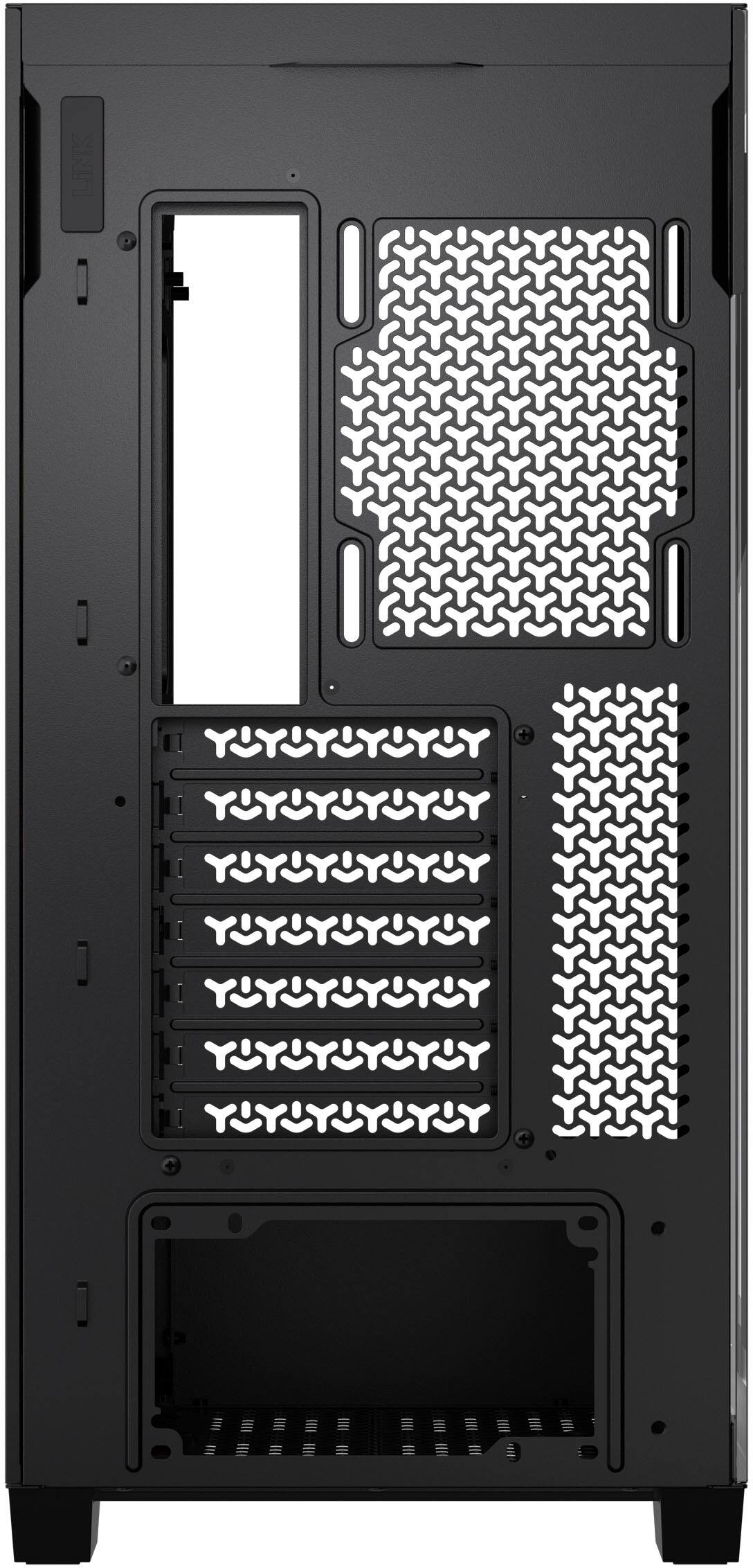 Alt View 22. CORSAIR - iCUE LINK 3500X RGB ATX Mid-Tower PC Case - Black.