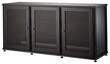 Salamander Designs - Synergy Triple Model 337 TV Stand for Flat-Panel TVs Up to 70" - Black - Larger Front
