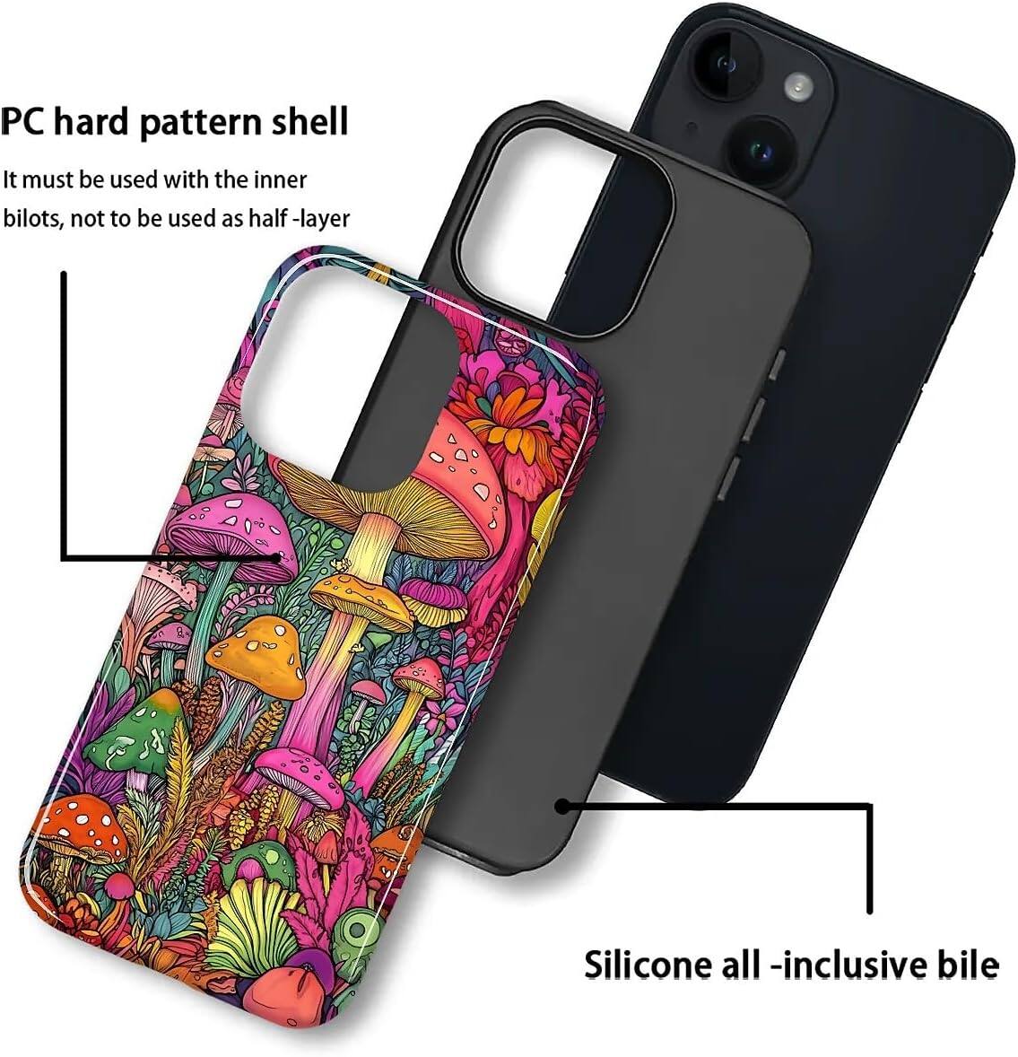 PC hard pattern shell  
It must be used with the inner bilots, not to be used as half-layer  

Silicone all-inclusive bile