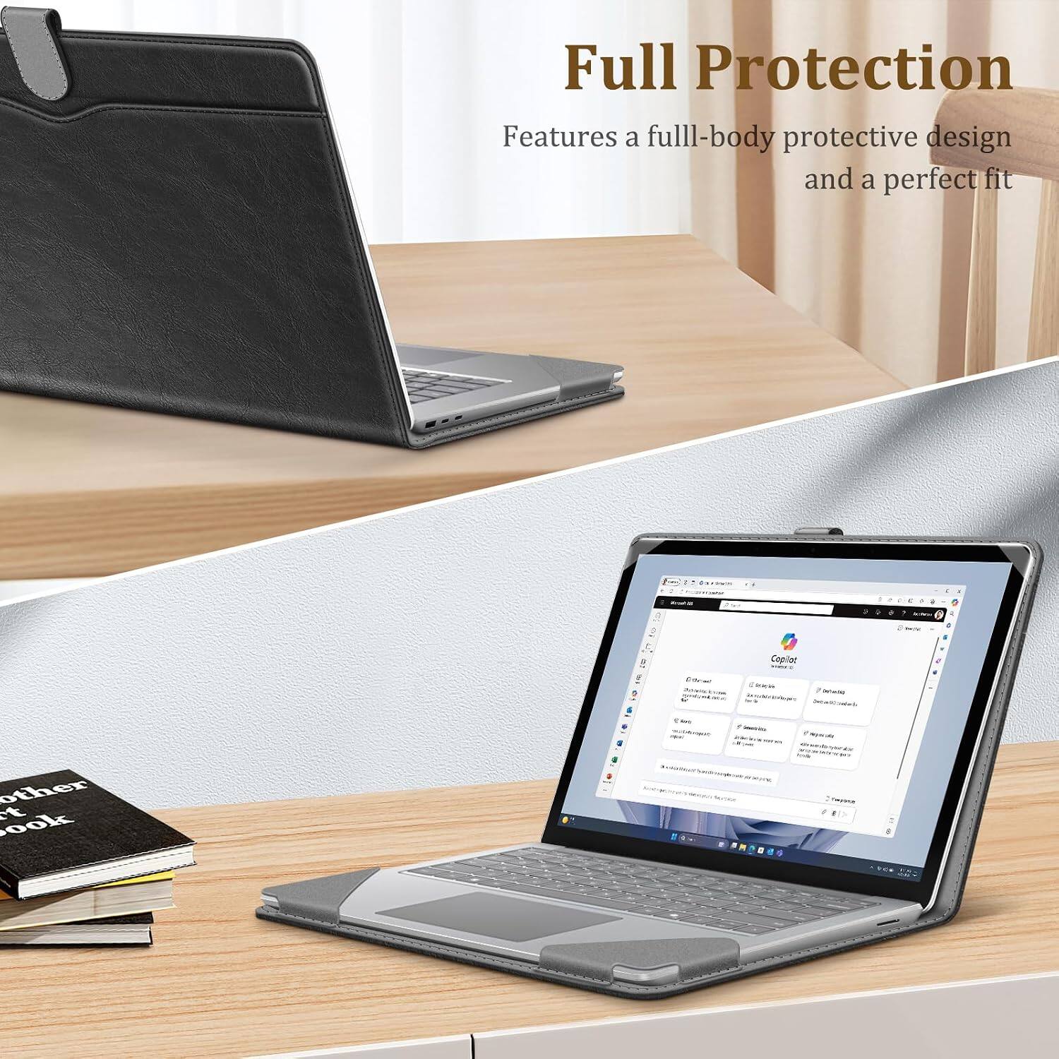 Full Protection  
Features a full-body protective design and a perfect fit