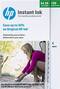 HP - Instant Ink $4.99 1-Month Ink Replacement Service (100 Pages)-Front_Large
