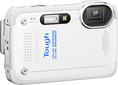 onkruid kleding stof Bijdrager Best Buy: Olympus Tough TG-630 iHS 12.0-Megapixel Digital Camera White  V104110WU000