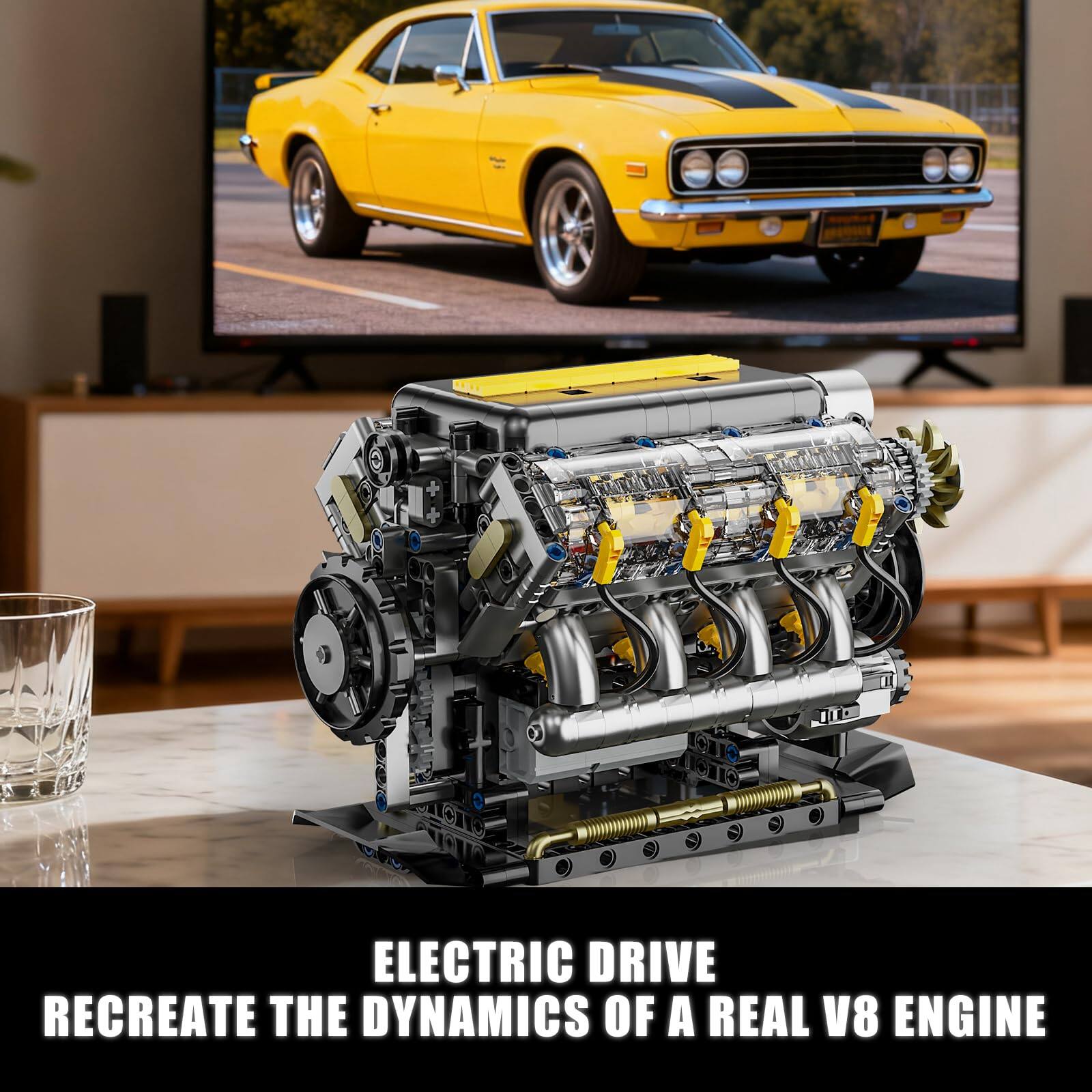 ELECTRIC DRIVE  
RECREATE THE DYNAMICS OF A REAL V8 ENGINE