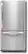 Front Standard. LG - 22.4 Cu. Ft. Bottom-Mount Refrigerator - Stainless-Steel.