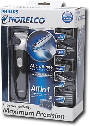 norelco grooming kit