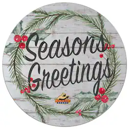 Jardine - Morgan State Bears 20'' x 20'' Season's Greetings Circle - White