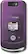 Front Standard. Verizon - Motorola W755 Mobile Phone - Purple.