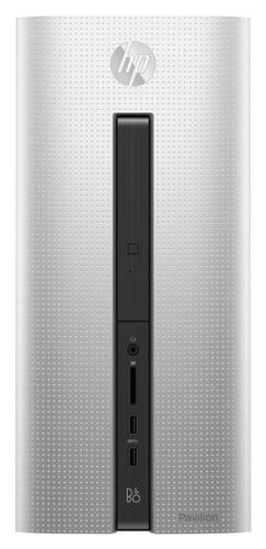 HP - Desktop - Intel Core i5 - 8GB Memory - 1TB Hard Drive - Silver-Front_Standard 