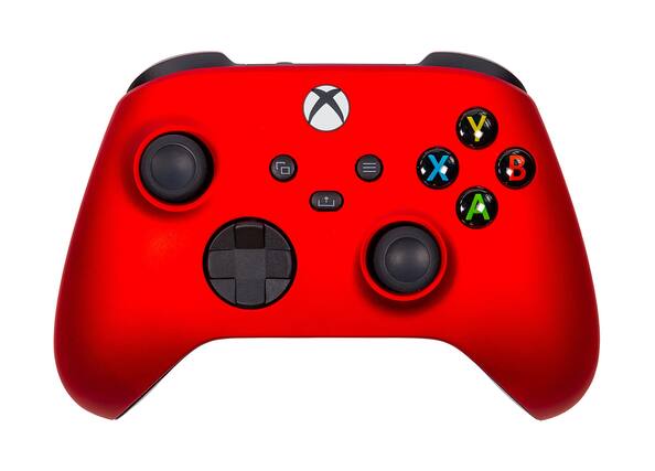 Front. HM 1810 - One Series X Custom Color Changing Controller - Chameleon Compatible With - RED XS.