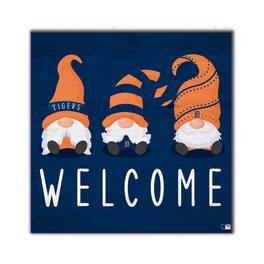 Fan Creations - Detroit Tigers 10'' x 10'' Welcome Gnomes Sign - Multicolor