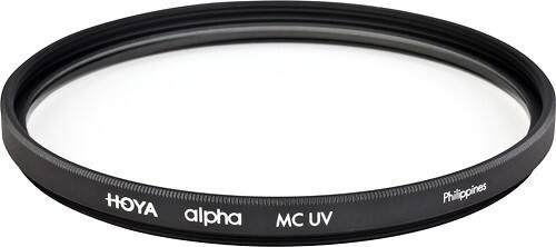 Hoya - Alpha 72mm UV Multicoated Lens Filter - Clear - Angle
