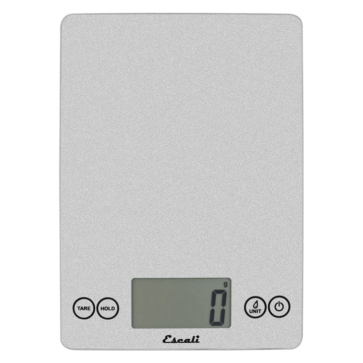 Escali - Arti Glass Digital Scale - Shiny Silver
