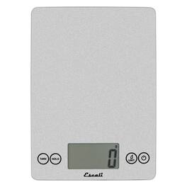 Escali - Arti Glass Digital Scale - Shiny Silver