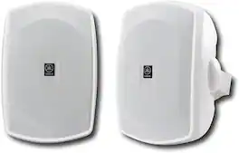 Yamaha - NS-AW390WH Natural Sound 6-1/2" 2-Way All-Weather Outdoor Speakers (Pair) - White