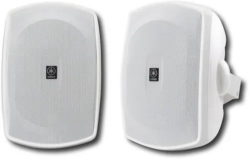 2 of Yamaha - NS-AW390WH Natural Sound 6-1/2" 2-Way All-Weather Outdoor Speakers (Pair) - White