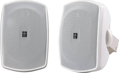Patio Speakers Best Yamaha Natural Sound 5 2 Way All Weather Outdoor Speakers Pair White