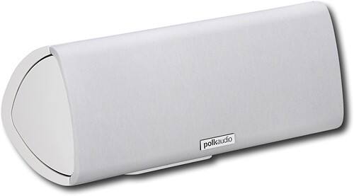 Angle Standard. Polk Audio - 2-1/2" 2-Way Center-Channel Speaker - White.