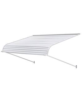 VEVOR - Aluminum Awning 60 x 42 in, Durable Window Awning Door Canopy, Lightweight and Stable Aluminum Awnings - Black