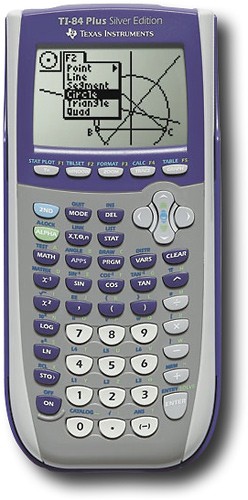 Best Buy: Texas Instruments TI-84 Plus Silver Edition Handheld Graphing Calculator Purple