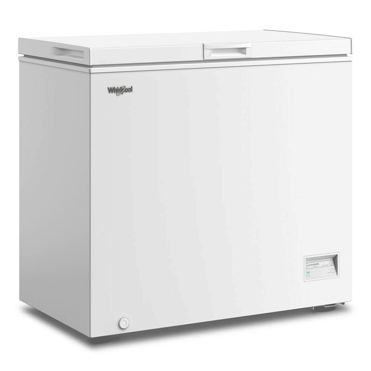 Angle. Whirlpool - Whirlpool 5 cu. ft. Chest Freezer with 1 Storage Basket - White.