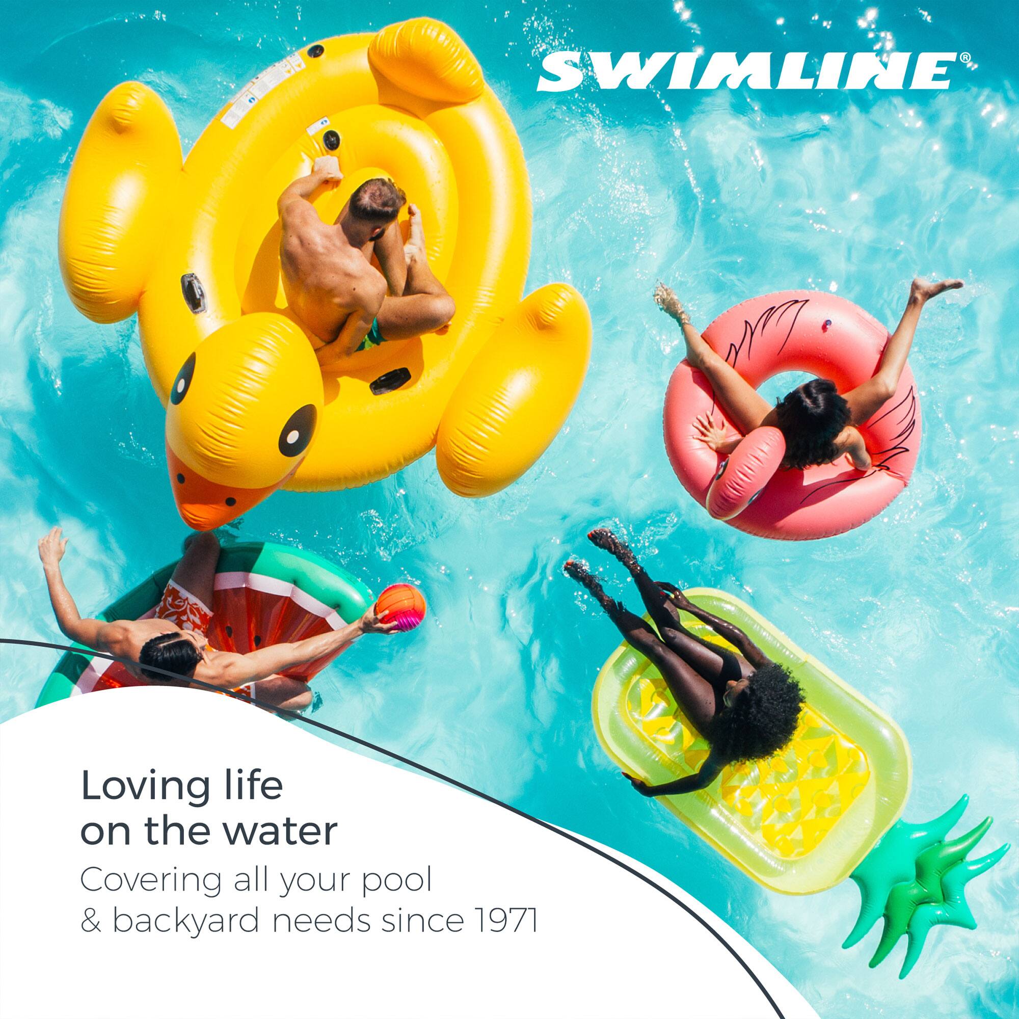SWIMLINE  
Loving life on the water  
Covering all your pool & backyard needs since 1971