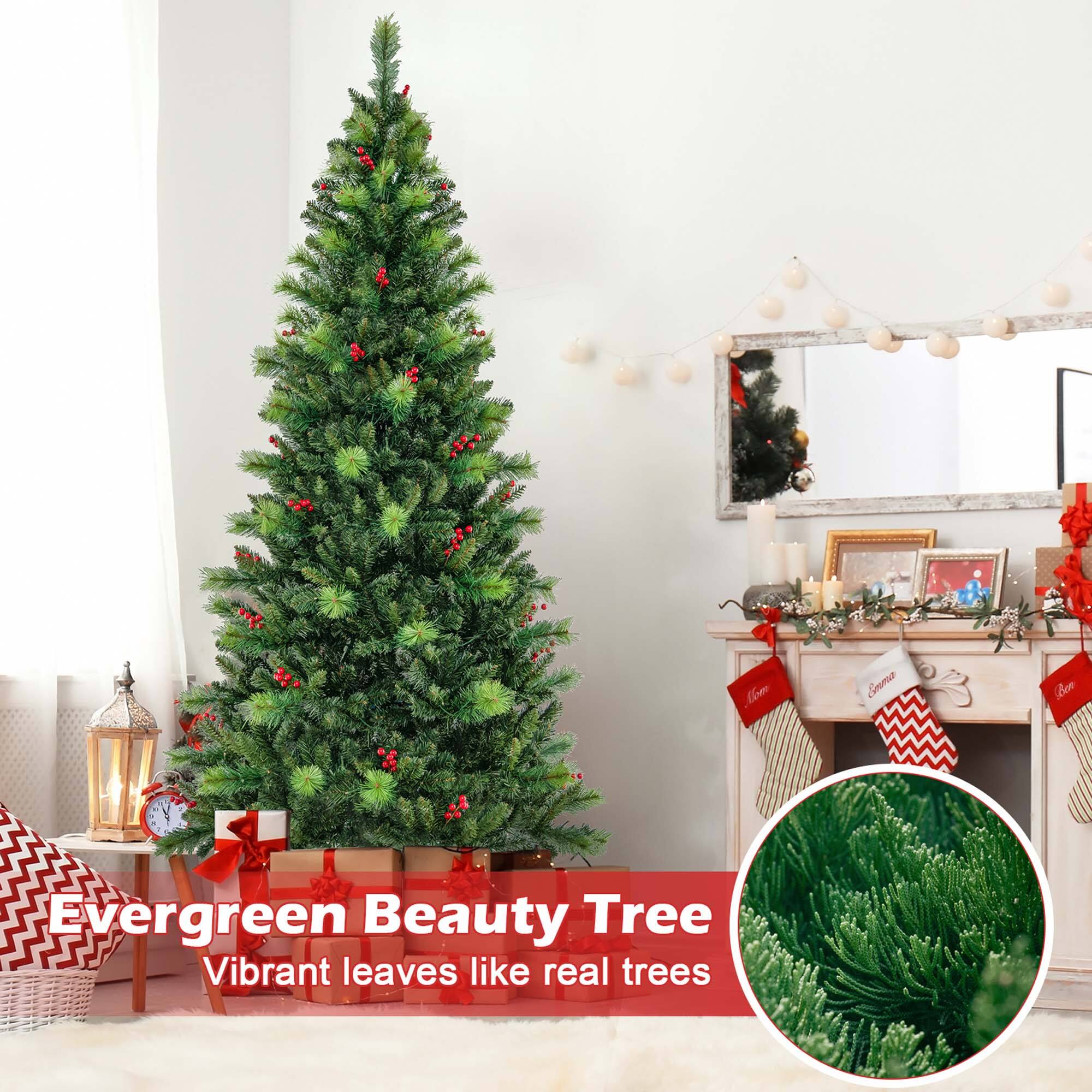 Evergreen Beauty Tree: Vibrant leaves like real trees.