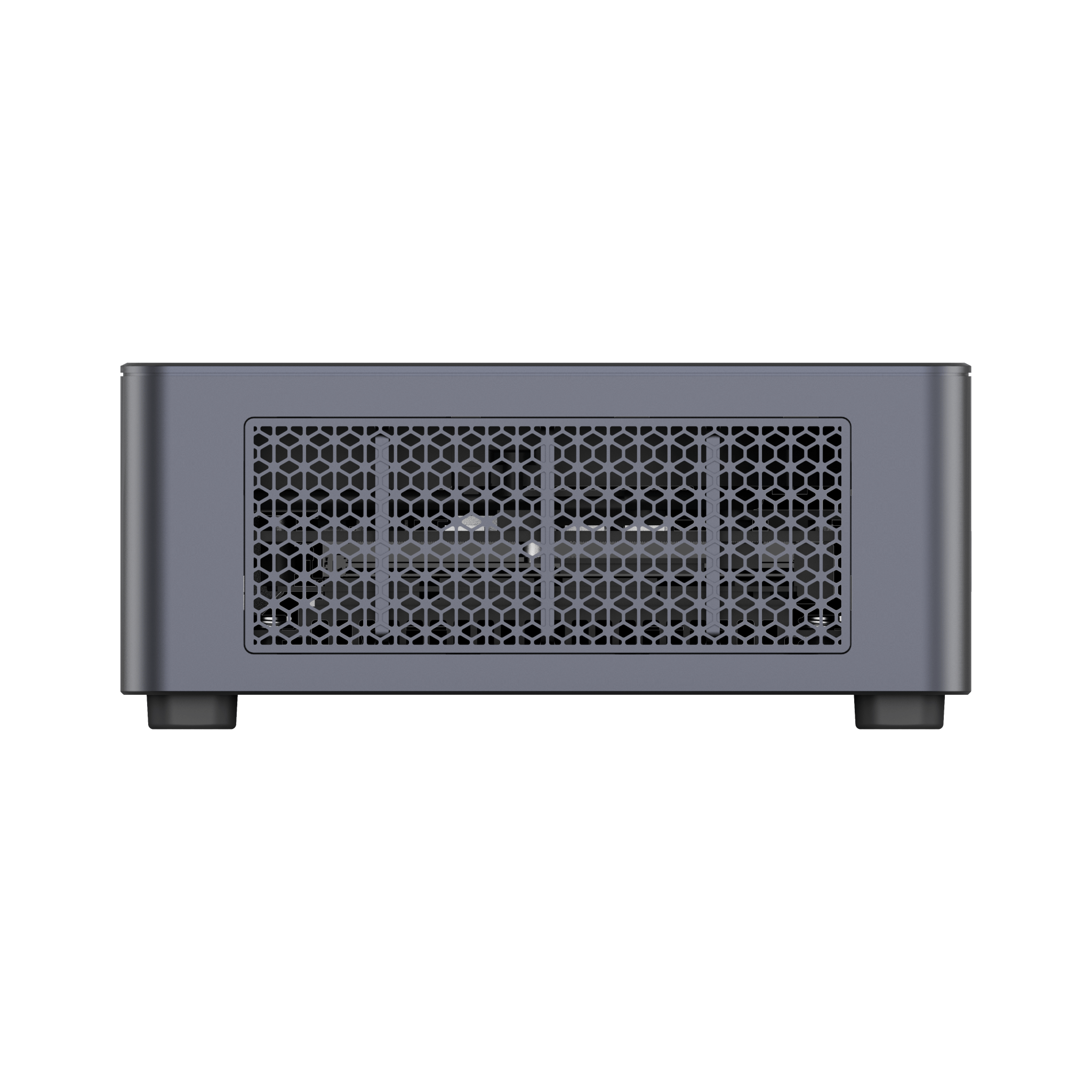 Alt View 4. Minisforum - UM790 Pro Mini PC, Barebone, AMD Ryzen 9 7940HS, AMD Radeon 780M, Dual USB4, Dual HDMI, Wi-Fi 6E - Black.