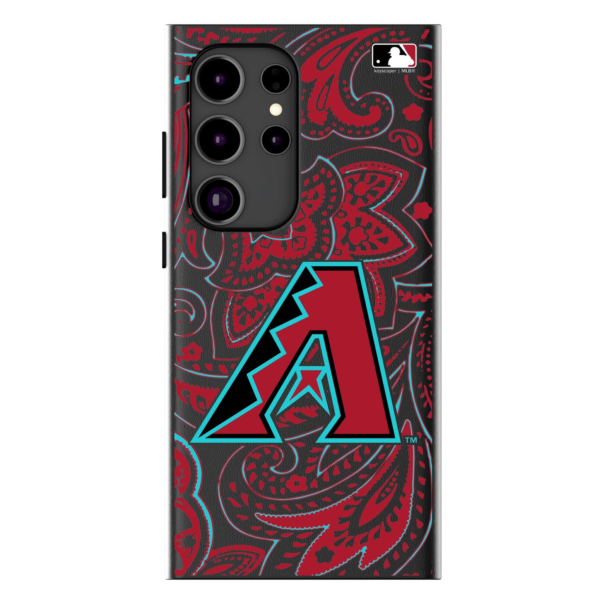 Keyscaper - MLB - Arizona Diamondbacks Paisley Galaxy Magnetic Bump Case - S24 - Black price history on PriceWatchPro