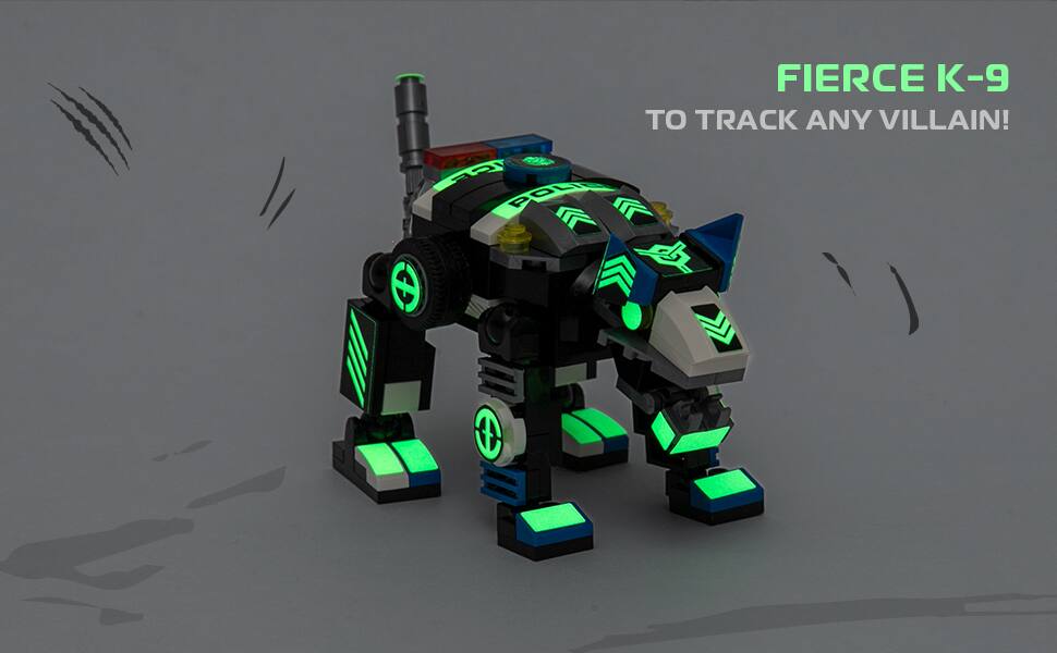 FIERCE K-9  
TO TRACK ANY VILLAIN!