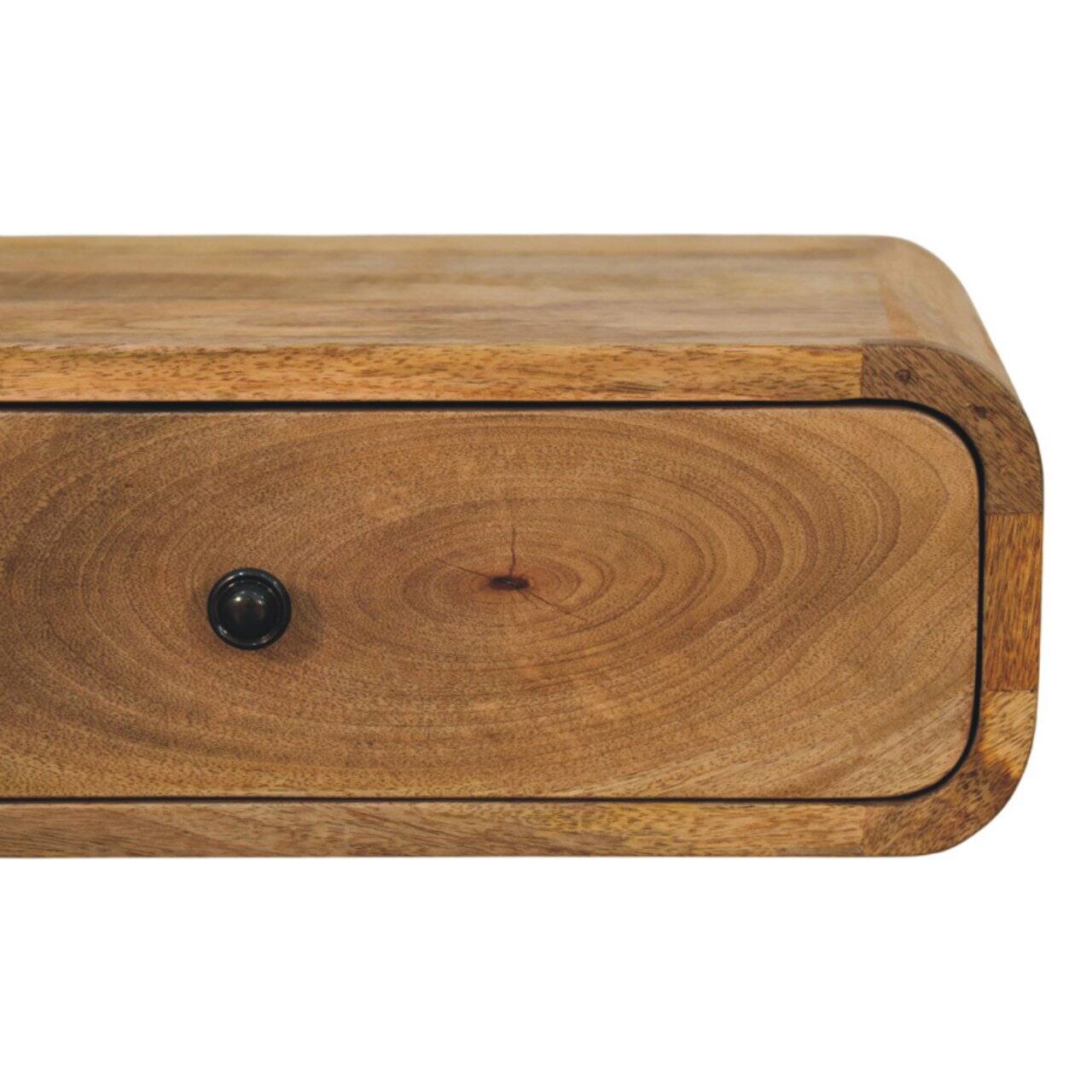 Alt View 1. Artisan Furniture - Artisan Furniture Solid Wood Avora Wall-Mounted Oak-ish 1 Drawer Nightstand - Oak.