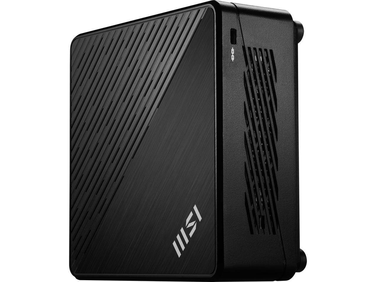 Alt View 8. MSI - MSI Cubi N ADL Fanless Mini PC, Intel Pentium N200, WiFi AC9462, BT 5, Dual LAN, ThunderBOLT C, Black, Non-OS.
