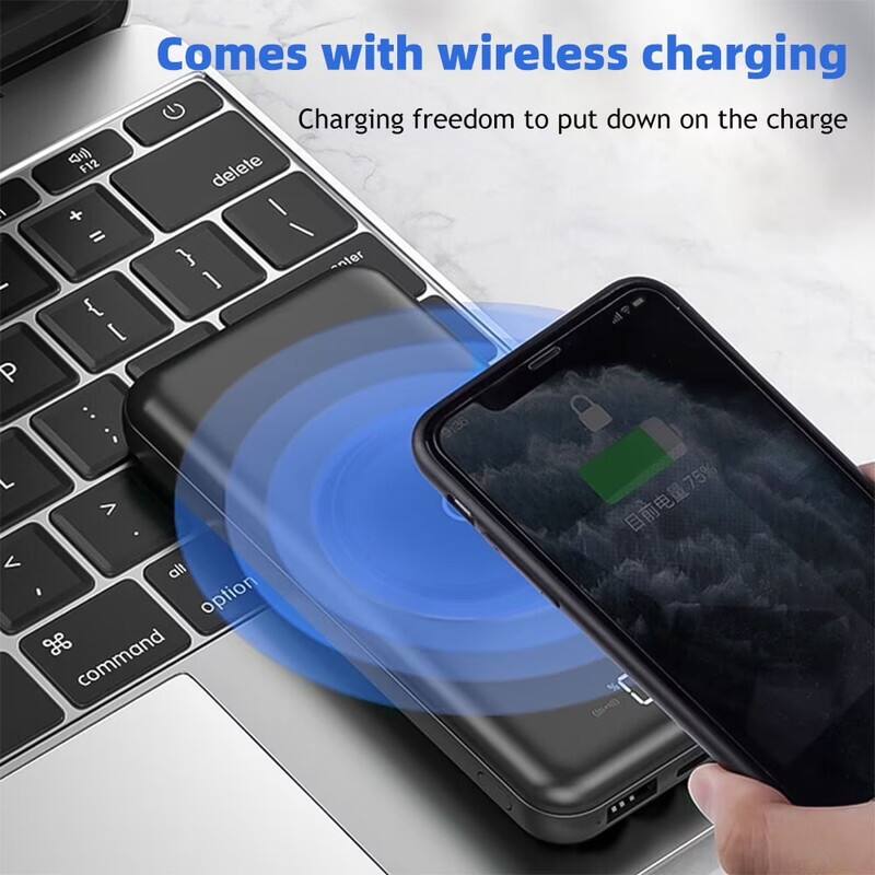 Comes with wireless charging  
Charging freedom to put down on the charge
