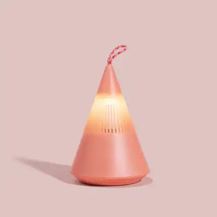 Front. Anysun - 360° Surround Sound Camping Lamp Bluetooth Speaker - IP67 Waterproof, TWS Pairing, 3-Speed Light.