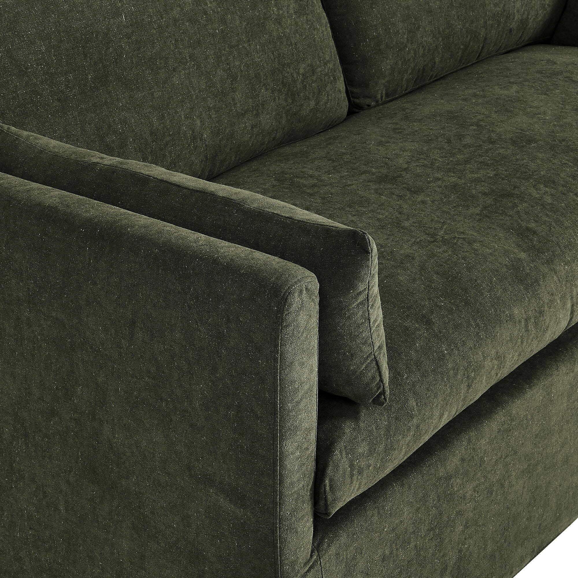 Alt View 6. Modway - Wellfleet Slipcovered Linen-Blend Loveseat by Modway - Sage.
