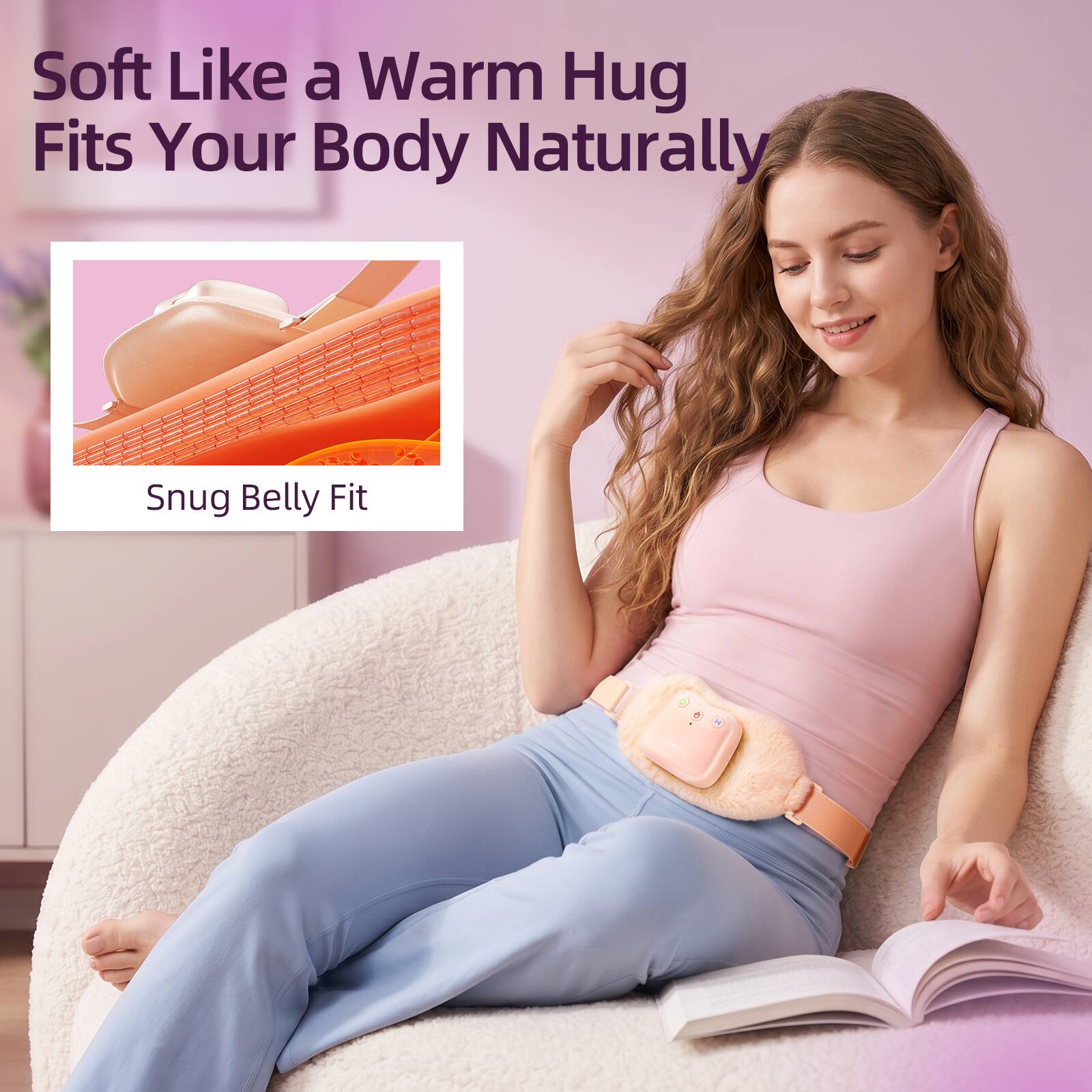 Soft Like a Warm Hug Fits Your Body Naturally  
Snug Belly Fit