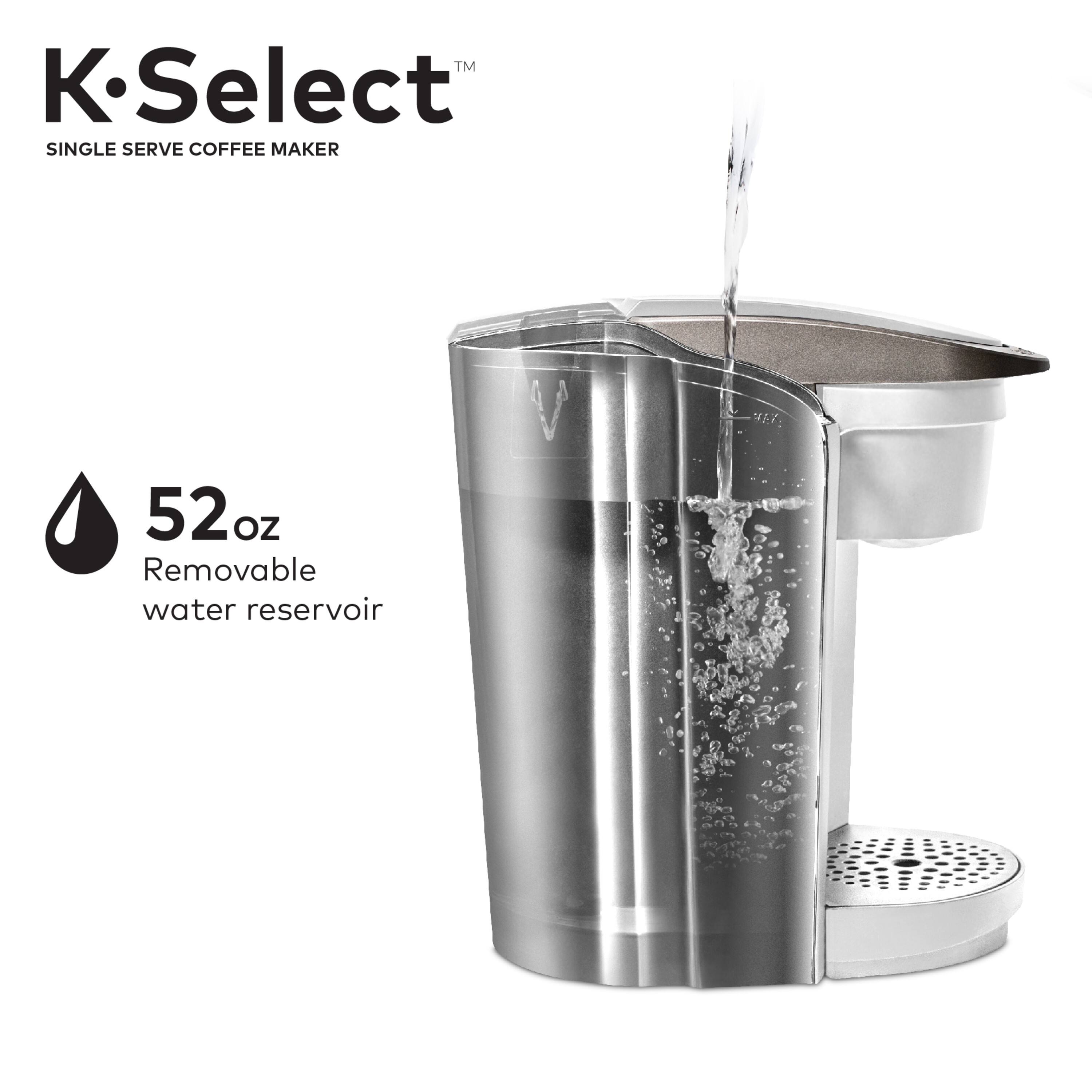 Alt View 16. Keurig - K-Select Single-Serve K-Cup Pod Coffee Maker - Matte White.