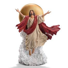 Toynk - Ascension of Jesus Christ 27-Inch Premium Statue | 1:4 Scale Robe Edition - Red
