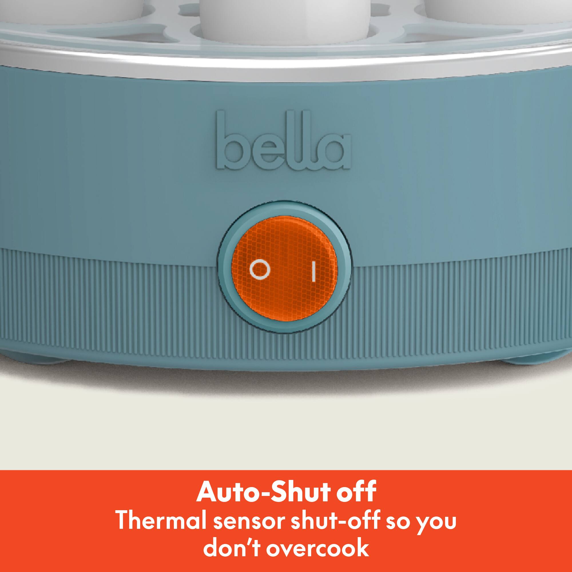 Auto-Shut off  
Thermal sensor shut-off so you don't overcook