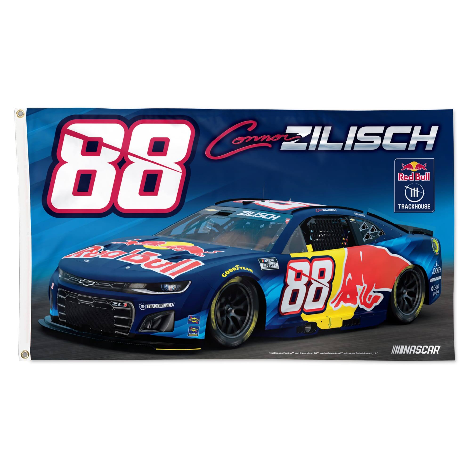 WinCraft - Connor Zilisch 3' x 5' Single-Sided Deluxe Flag - Multicolor