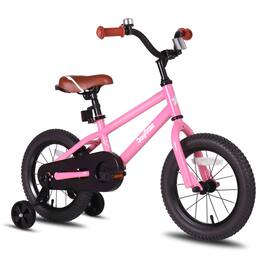 JOYSTAR - Totem 12 Inch Kids Bike with Training Wheels, Children's Bike for 2-4 Years Old Boys Girls - Pink