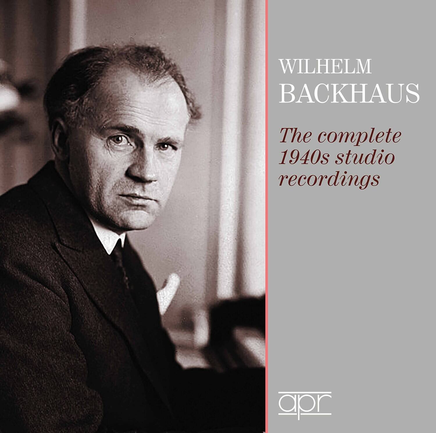 WILHELM BACKHAUS  
The complete 1940s studio recordings  
apr