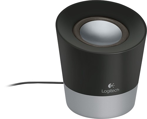  Logitech - Z50 Multimedia Speaker - Black/Silver