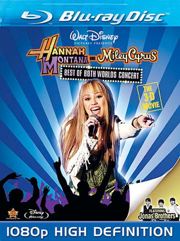  Hannah Montana and Miley Cyrus: The Best of Both Worlds Concert - The 3-D Movie [Blu-ray] [2008]